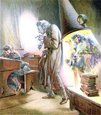 Everett Shinn - A Christmas Carol