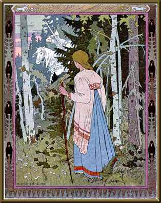 Ivan Bilibin - Vassilisa the Beautiful 1