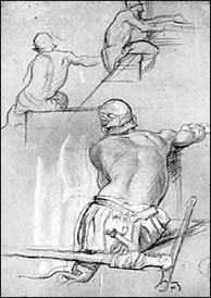 Frank Brangwyn - Skinners Hall drawing
