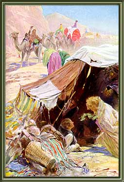 André Castaigne - The Carpet from Bagdad