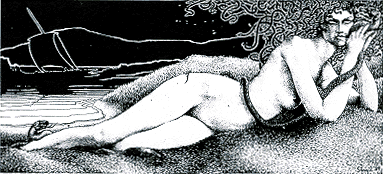 Virgil Finlay - Weird Tales 1935