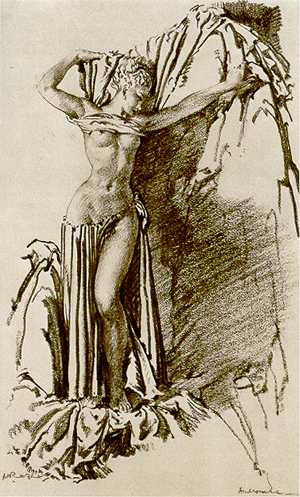 William Russell Flint - Minxes Admonished
