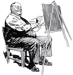 Frank Godwin - self-portrait