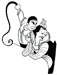 Al Hirschfeld - the Lunts