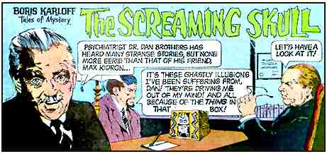 Jeffrey Jones - Boris Karloff 1968 comic story