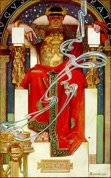 J.C. Leyendecker - A Christmas Hymn (A)
