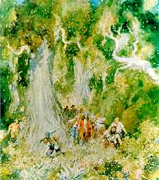 Norman Lindsay - Through the Savannahs