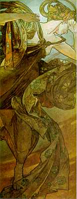 Alphonse Mucha - Evening Star