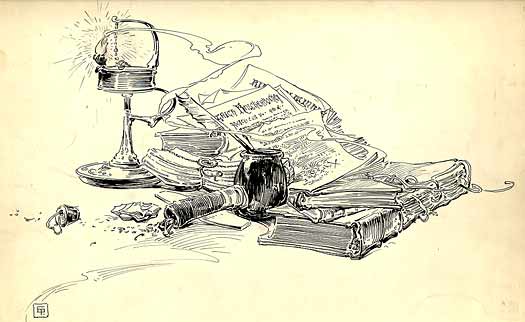 Eric Pape - books and candle