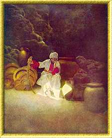 Maxfield Parrish - Arabian Nights