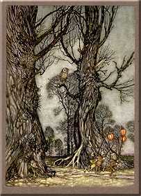Arthur Rackham - Peter Pan In Kensington Gardens