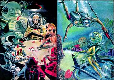 Wally Wood - Galaxy covers