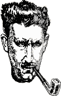 Mahlon Blaine self-portrait