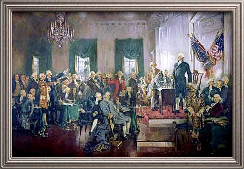 Signing the Constitution