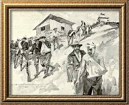 Howard Chandler Christy - Wounded Rough Riders