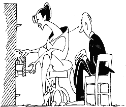 Harvey Kurtzman - cartoon panel