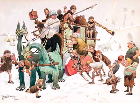 Lawson Wood - 1903 art from 'Printer's Pie'