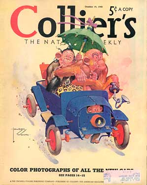 Lawson Wood - Collier's cover with monkeys