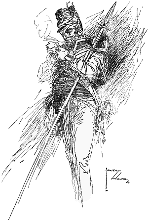 Lawson Wood drawing for Sketch Club