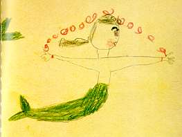 Mel Odom - drawing age six