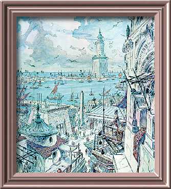 Roy G. Krenkel - Cities and Scenes of the Ancient World