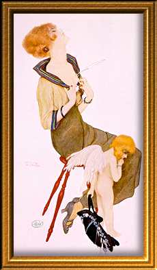 Vargas - Raphael Kirchner painting