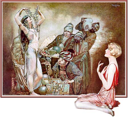 Gustaf Tenggren - silverware ad